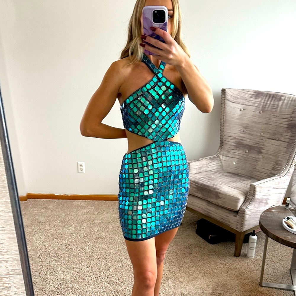 ASOS beaded sequin dress